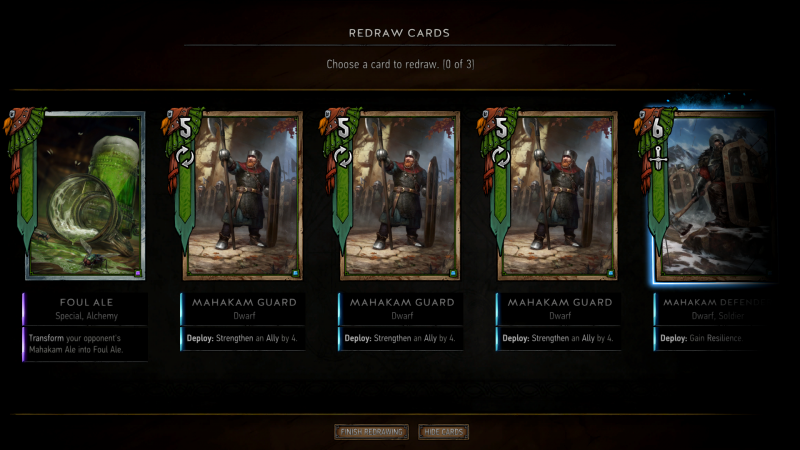 Gwent - Begin Mahakam (mulligan)