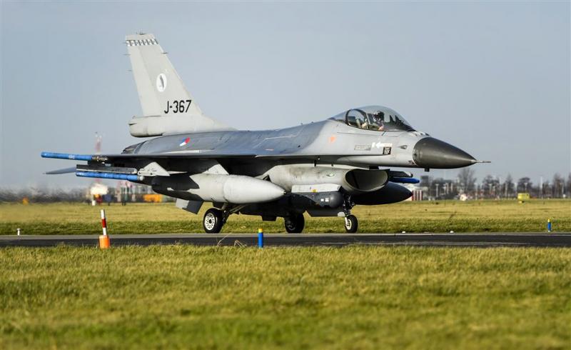 Overtollige F-16's leveren 76 miljoen op