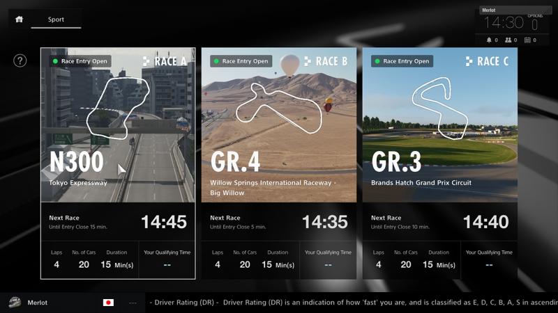 Gran Turismo Sport - Track Selection (Foto: Sony PlayStation)