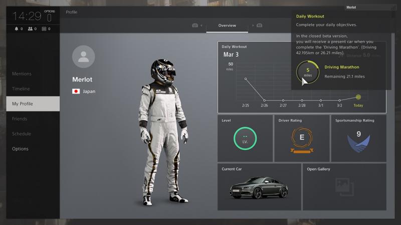 Gran Turismo Sport - Profile (Foto: Sony PlayStation)