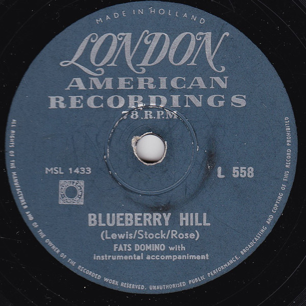 Blueberry Hill (78 Toerenplaat) Blueberry Hill (78 Toerenplaat)