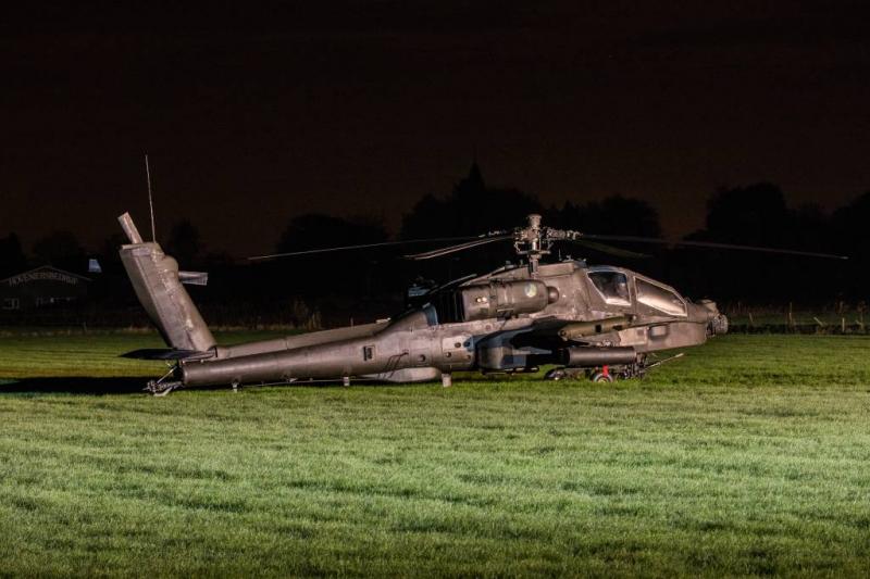 Onderzoeken naar ongeluk Apache begonnen