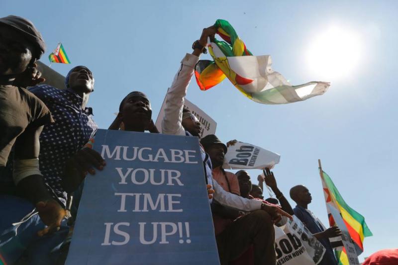 President Mugabe van Zimbabwe afgetreden