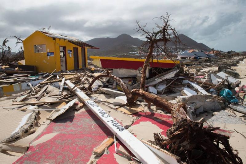 Eerste hulpgeld naar Sint-Maarten