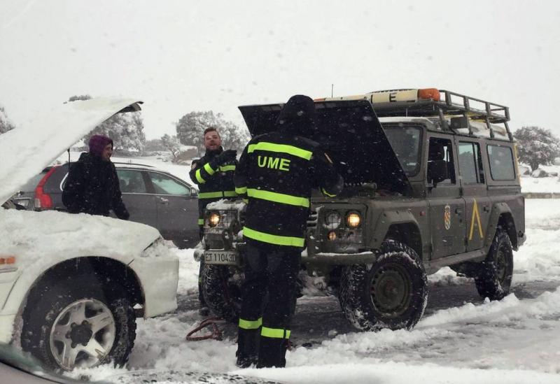 Spanje zet leger in bij sneeuwoverlast