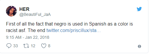 spaans is racist asf
