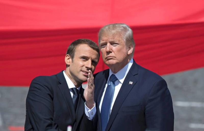 Macron in april op staatsbezoek bij Trump