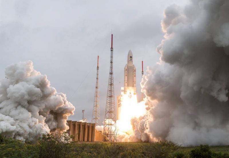 Lanceerbasis verliest contact raket Ariane