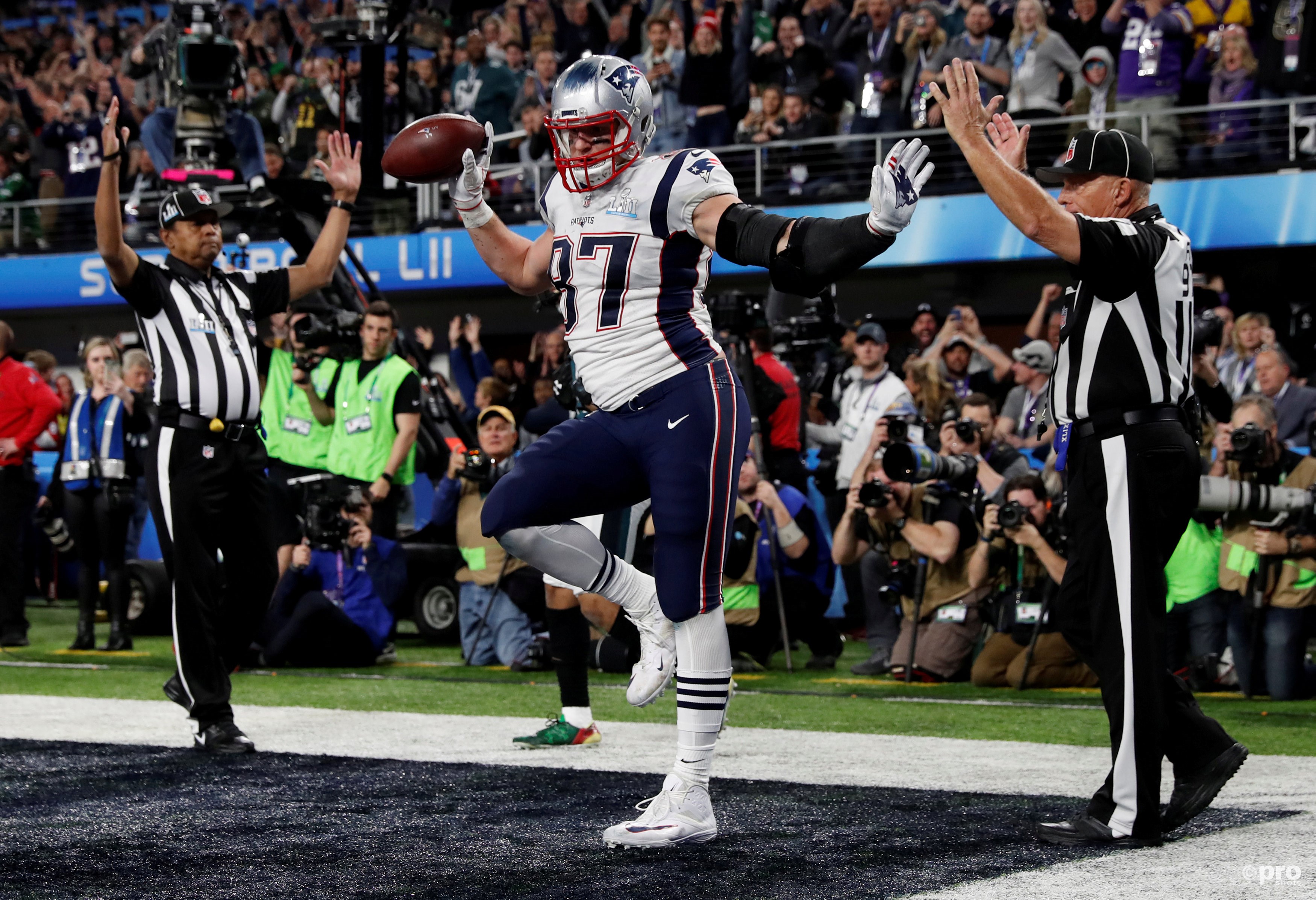 Ook de New England Patriots konden touchdowns vieren (Pro Shots / Action Images)