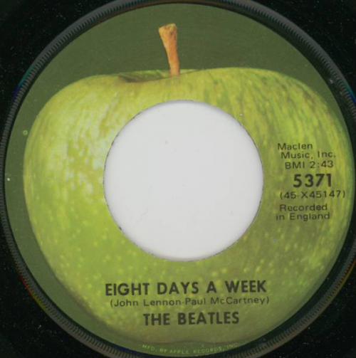 The Beatles - Eight Days A Week (Amerikaanse her-uitgave uit 1971)