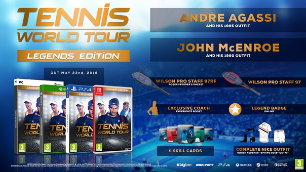 Tennis World Tour - Legends Edition (Foto: Bigben Interactive)