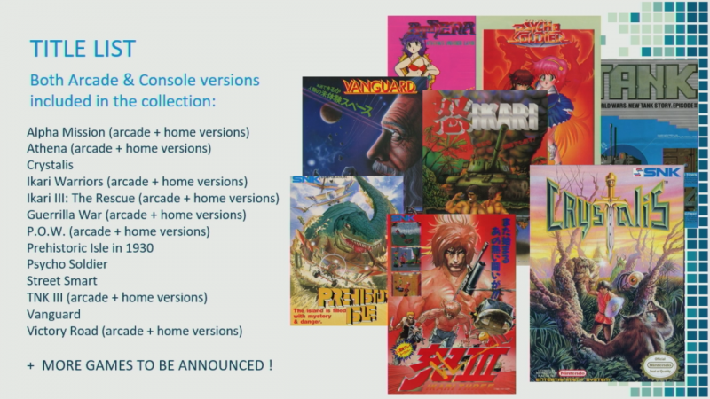 SNK 40th Anniversary Collection Games