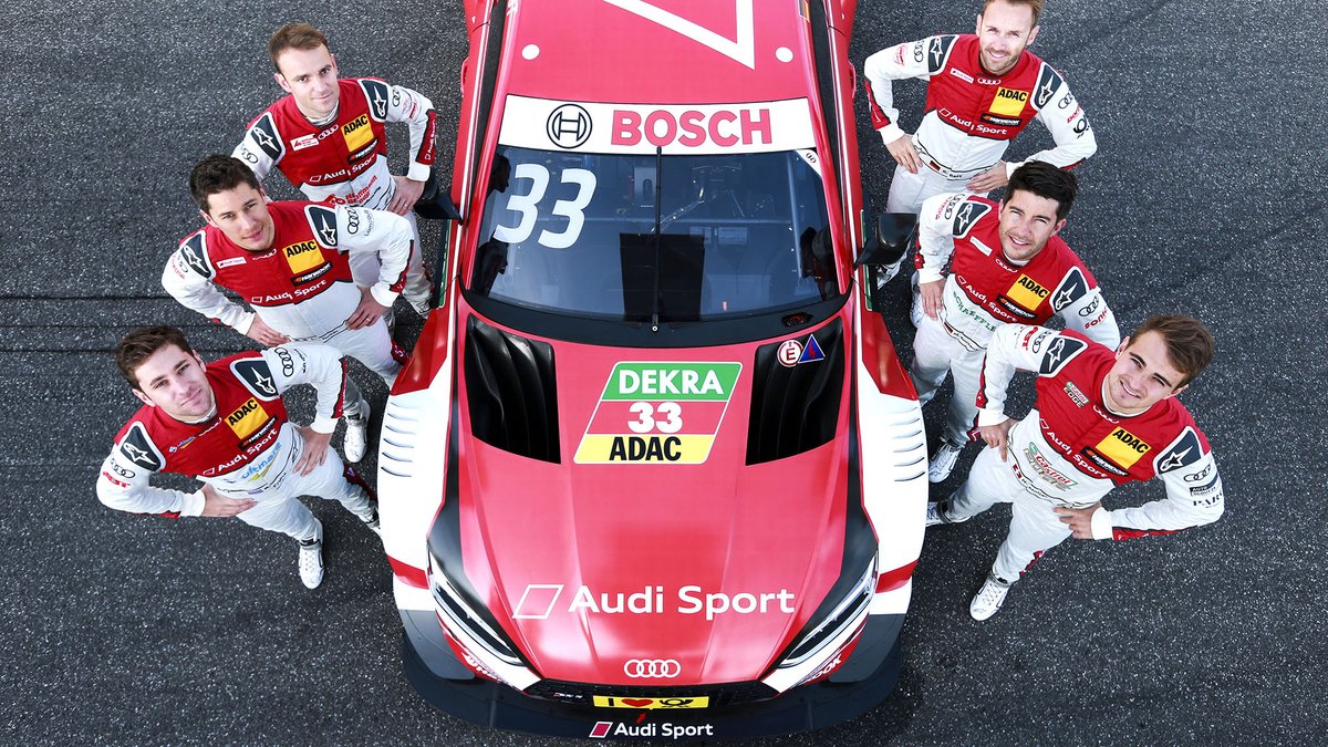 2018 DTM Audi coureurs