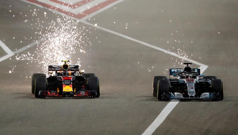 Verstappen en Hamilton in duel in Bahrein (Pro Shots / Action Images)