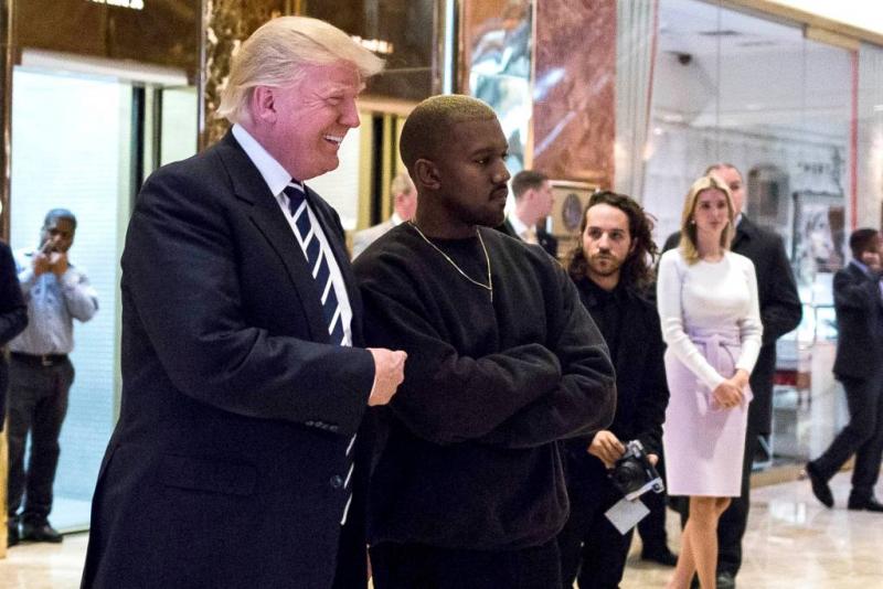 Kanye West rapt over Trump in nieuwe muziek 
