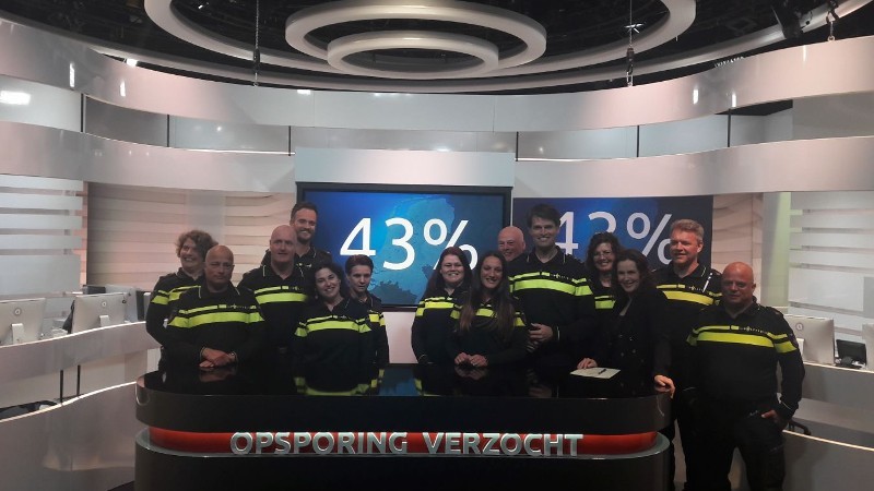 Het belpanel op 1 mei 2018 van Opsporing Verzocht (Foto: Politie.nl)