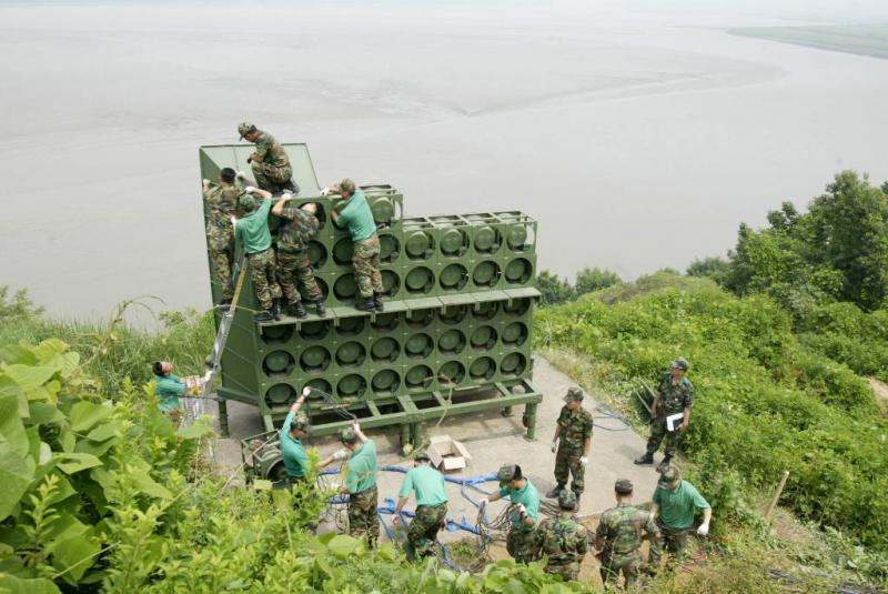 Ook Noord-Korea ontmantelt speakers aan grens