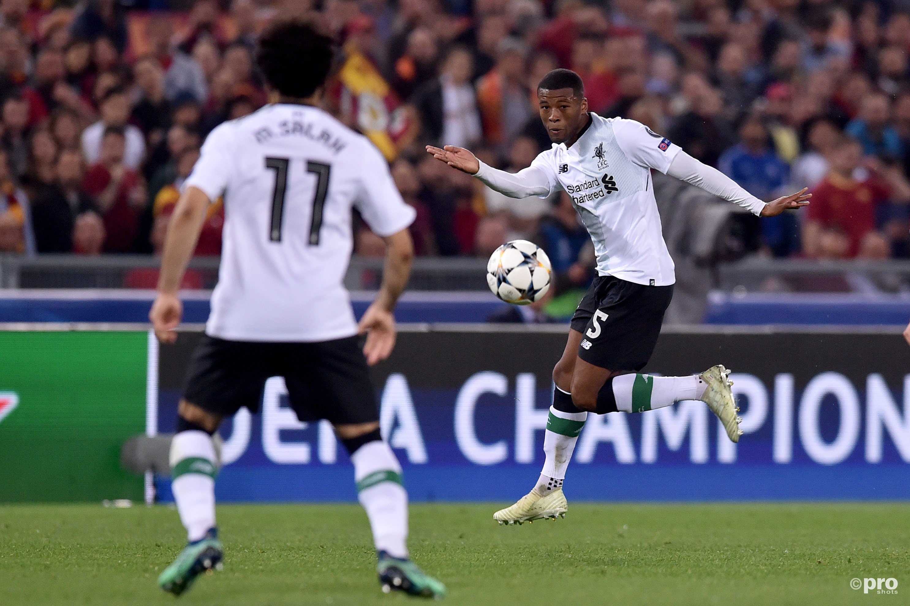 Wijnaldum naar de finale met Liverpool. (PRO SHOTS/Insidefoto)