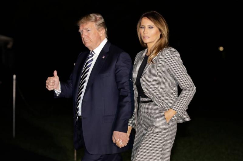 First Lady Melania Trump in ziekenhuis