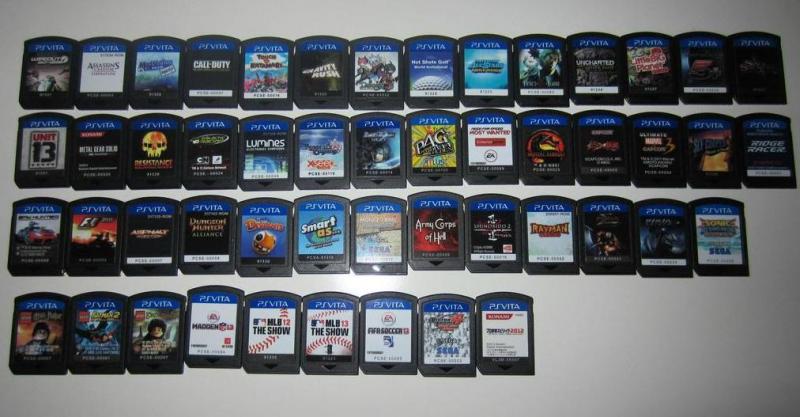 PlayStation Vita Cartridges