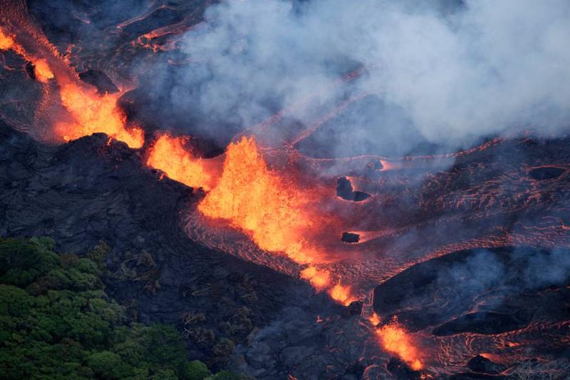 Vulkaan Hawaii blijft problemen geven