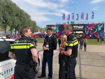 Politie op Europa's grootste tech-beurs (Foto: politie.nl)