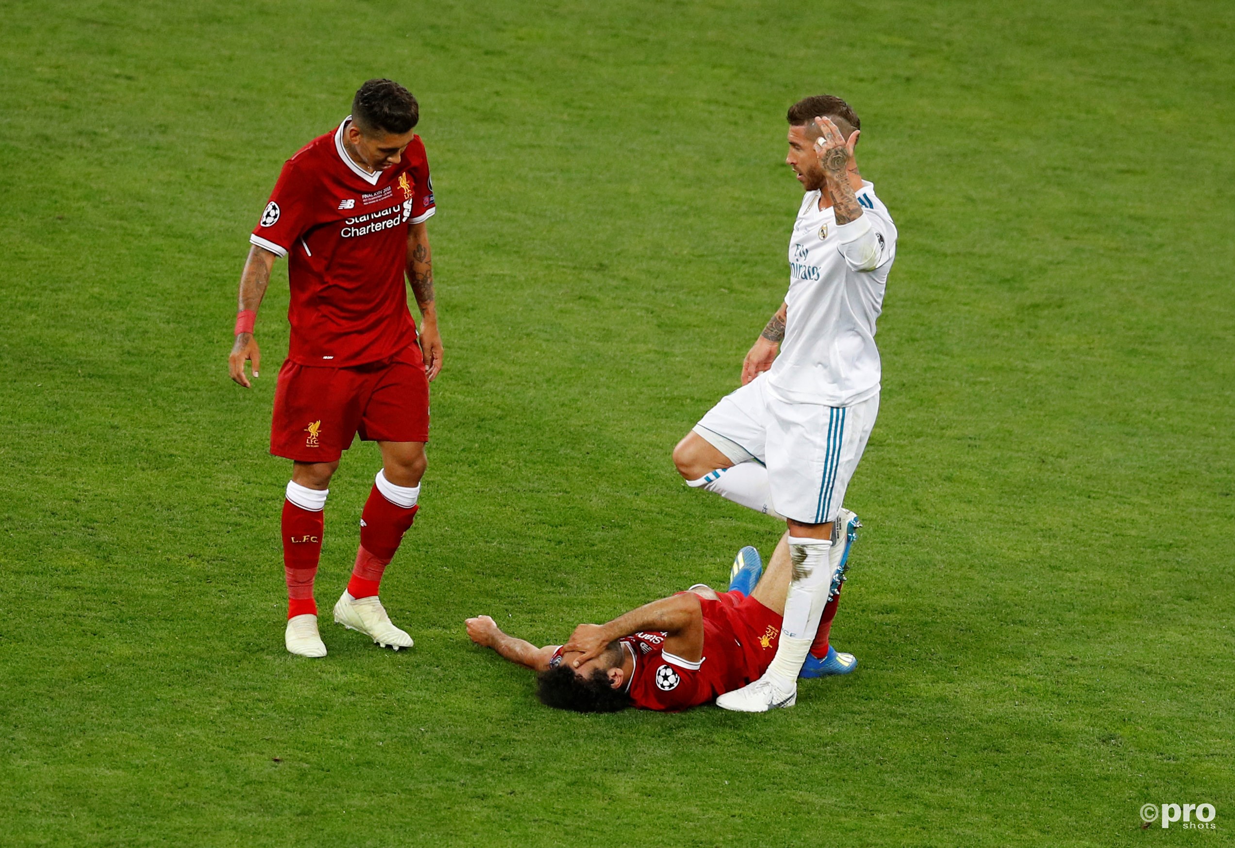 Ramos verkleint de WK-kansen van Salah. (PRO SHOTS/Action Images)