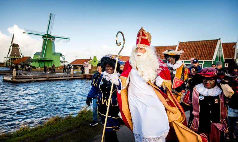 Intocht Sinterklaas bij Zaanse Schans