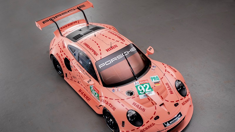 2018 24 uren van Le Mans Porsche 911 RSR 'Pink Pig'