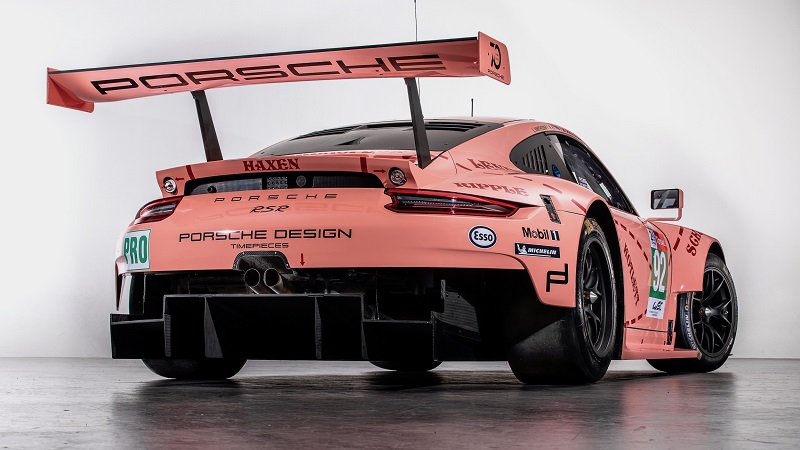 2018 24 uren van Le Mans Porsche 911 RSR 'Pink Pig'