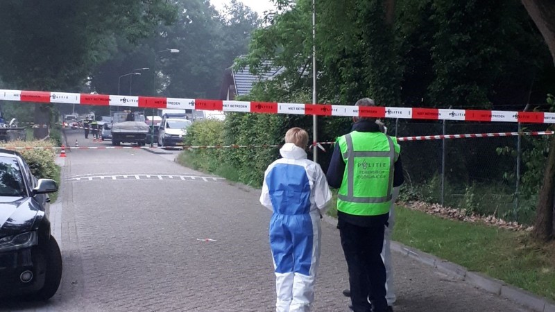 Man doodgeschoten bij woonwagenkamp in Oss (Foto: Politie.nl)