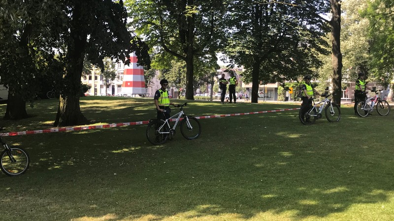 15 arrestaties bij veegactie in park Breda (Foto: Politie.nl)