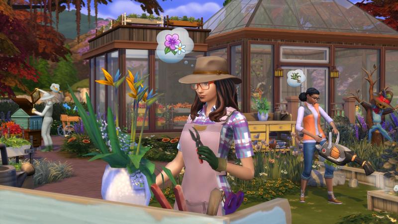 De Sims 4 Jaargetijden - Tuinier (Foto: Electronic Arts)