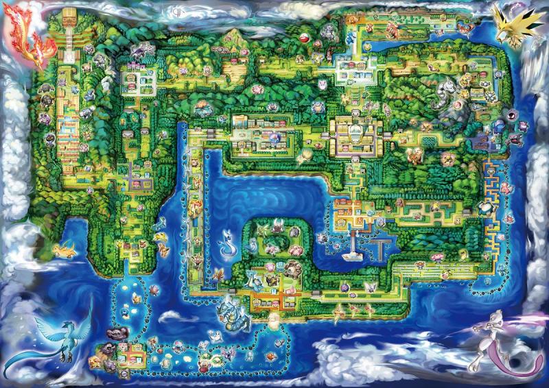 Pokemon Switch Kanto Map