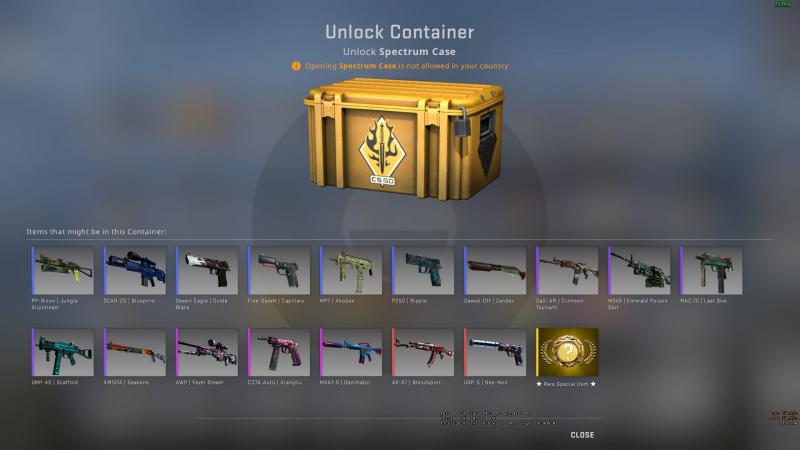 Counter-Strike: Global Offensive lootbox
