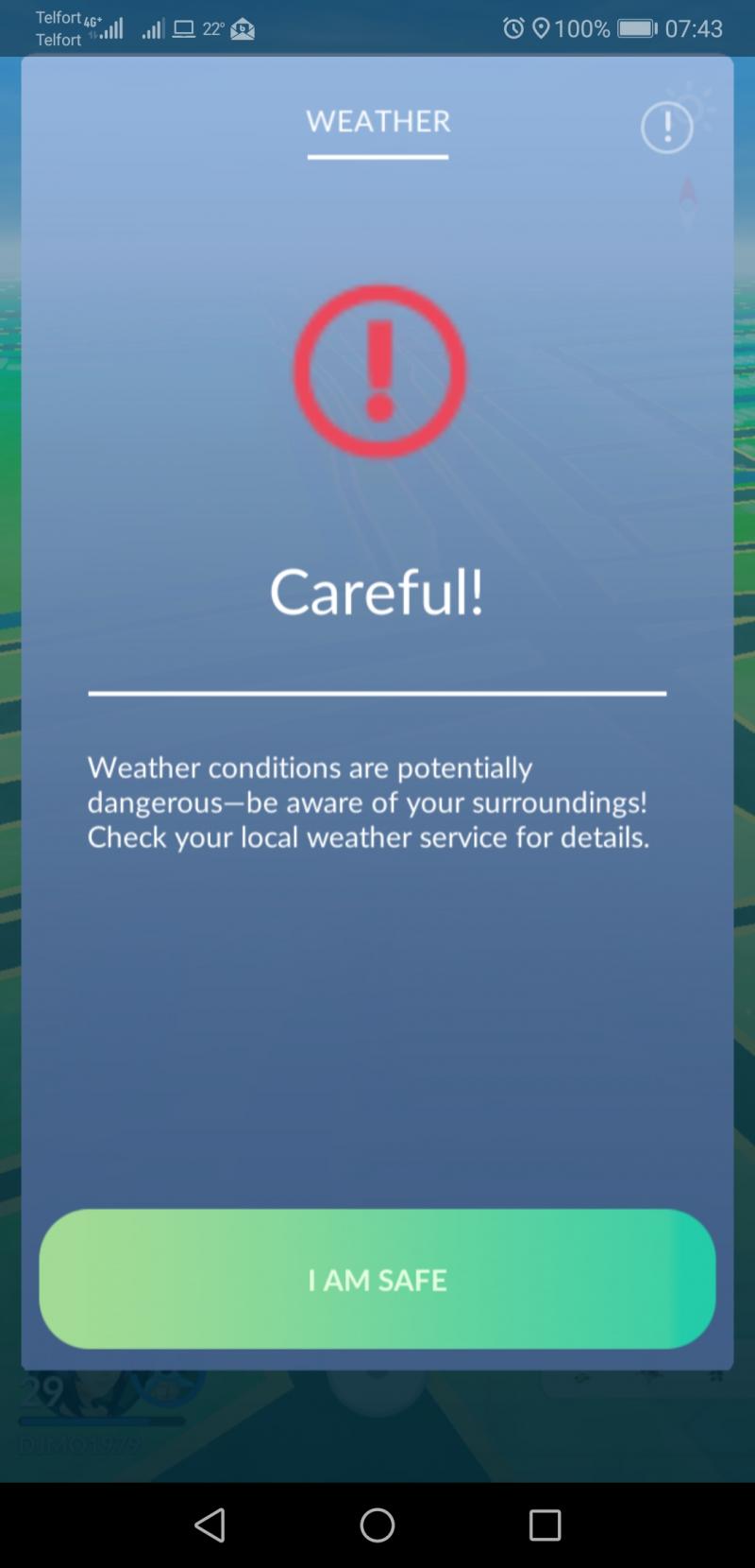 Pokemon Go geeft weeralarm af