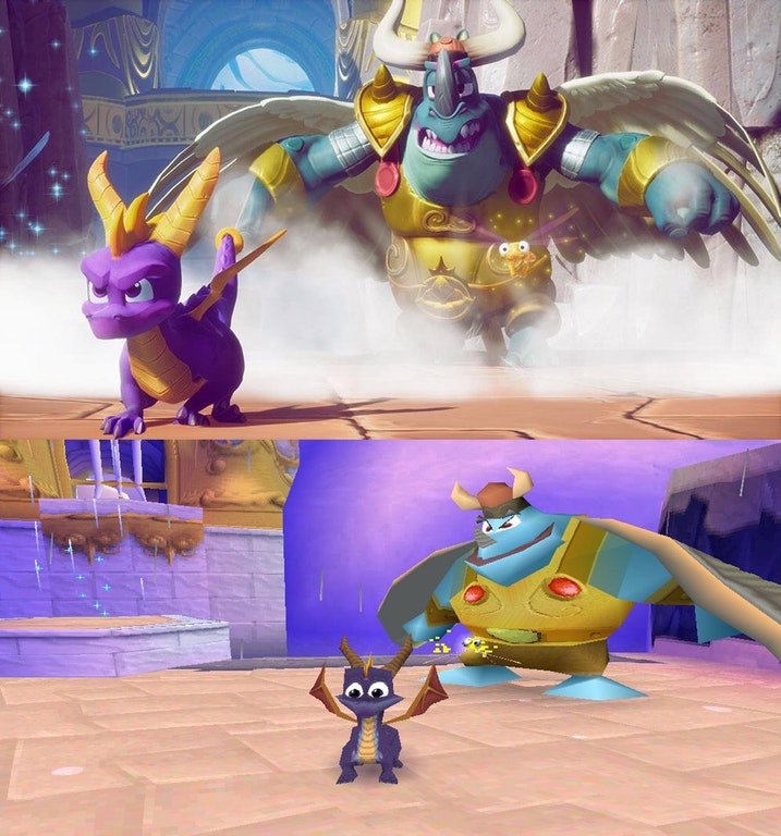 Spyro 3 Reignited Trilogy Comparison