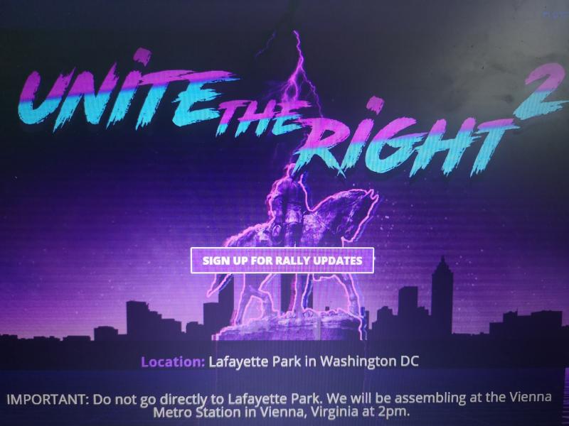'Unite the Right' protesteert in Washington 