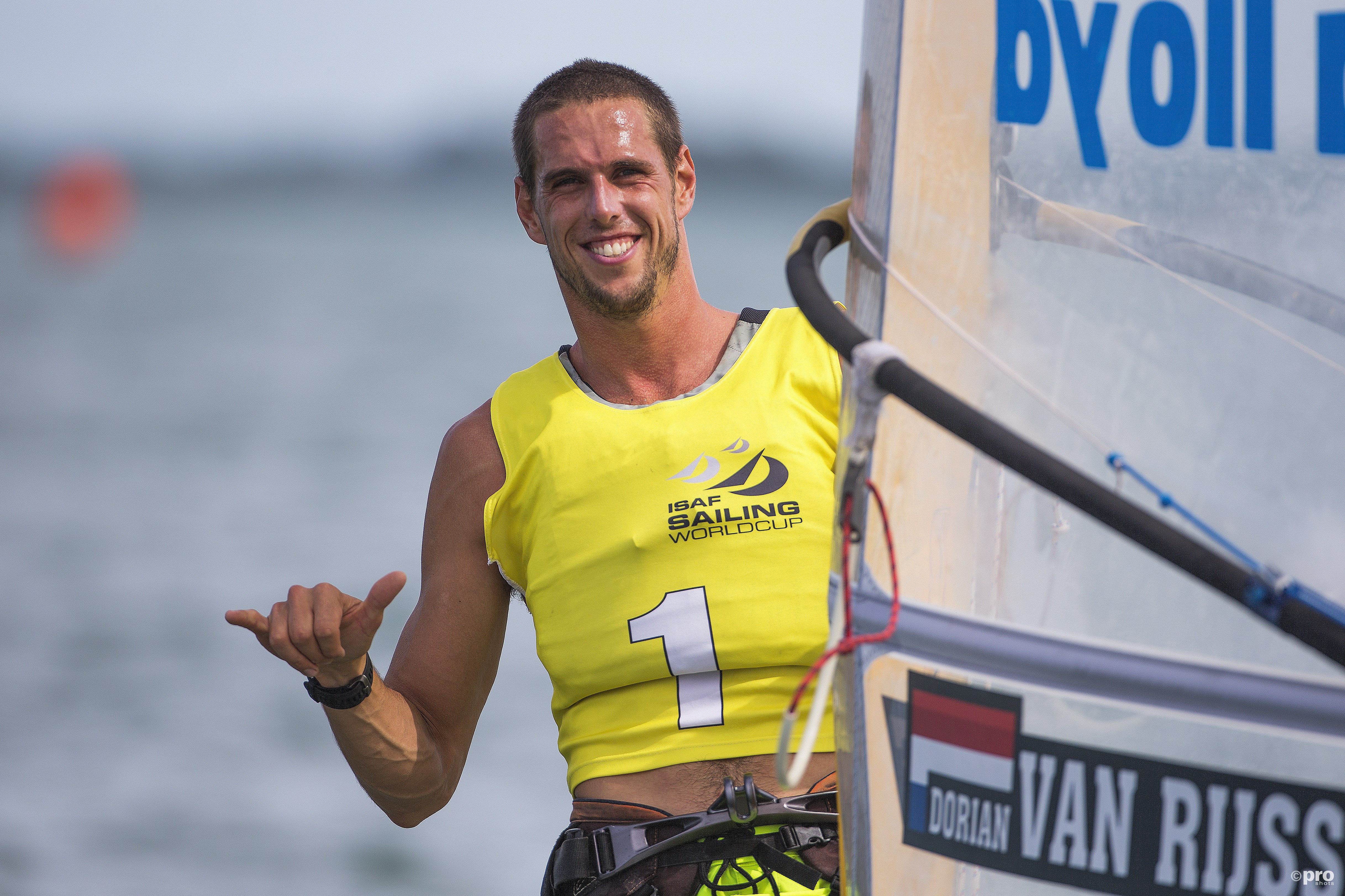 Tweede wereldtitel voor Van Rijsselberghe. (PRO SHOTS/Watersportverbond)