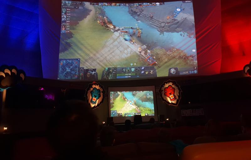 Dota viewing party