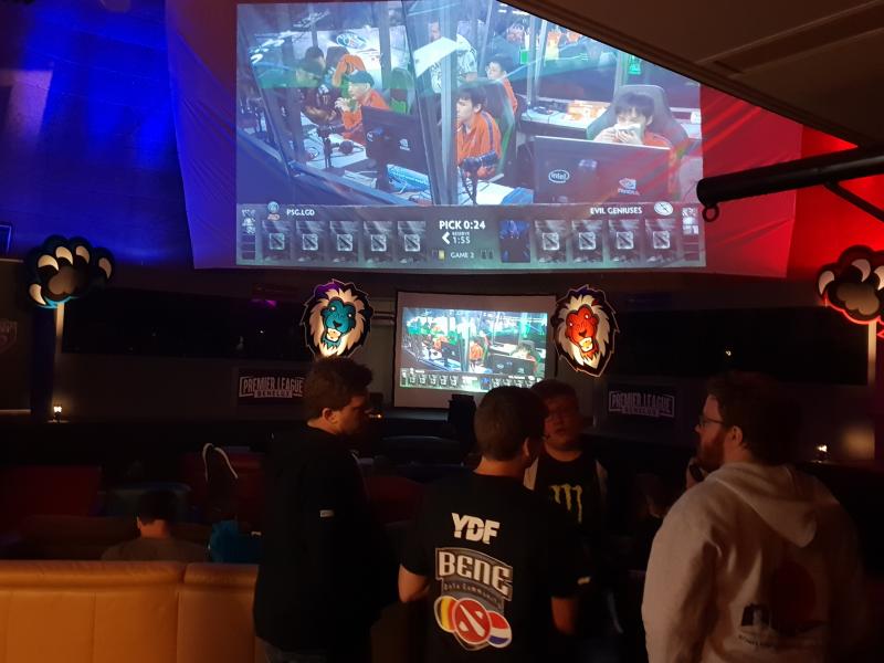 Dota viewing party