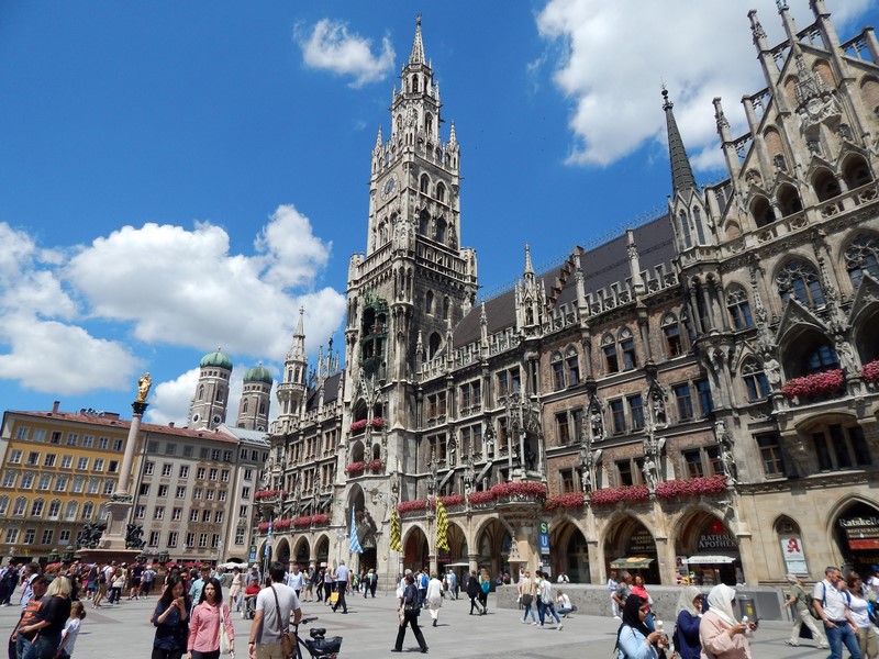 Het nieuwe raadhuis van MÃ¼nchen (Foto: bazbo)