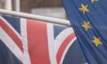 Britse en EU vlag
