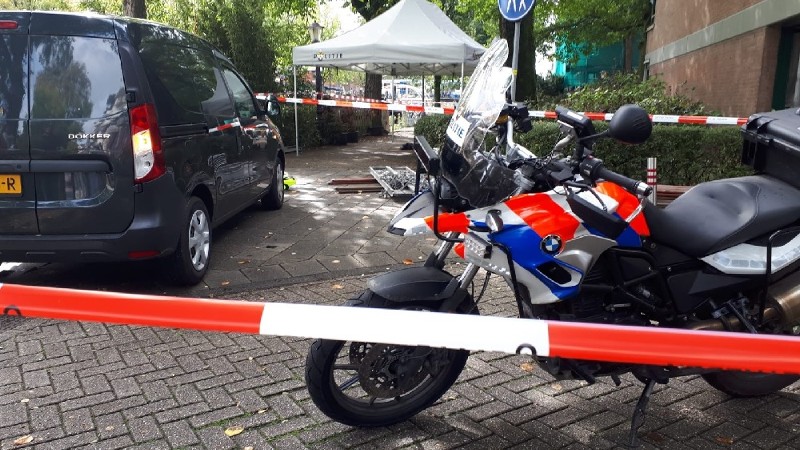 Motoragent schiet verdachte neer (Foto: Politie.nl)