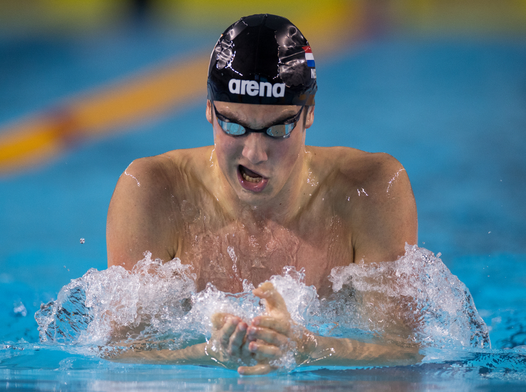 Corbeau greep net naast de medailles in het zwembad (Simon Bruty for OIS/IOC)
