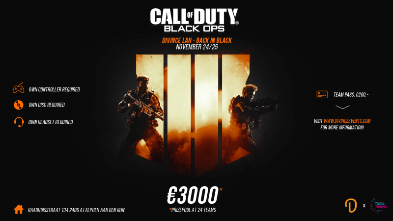 Call of Duty: Black Ops 4 – toernooi