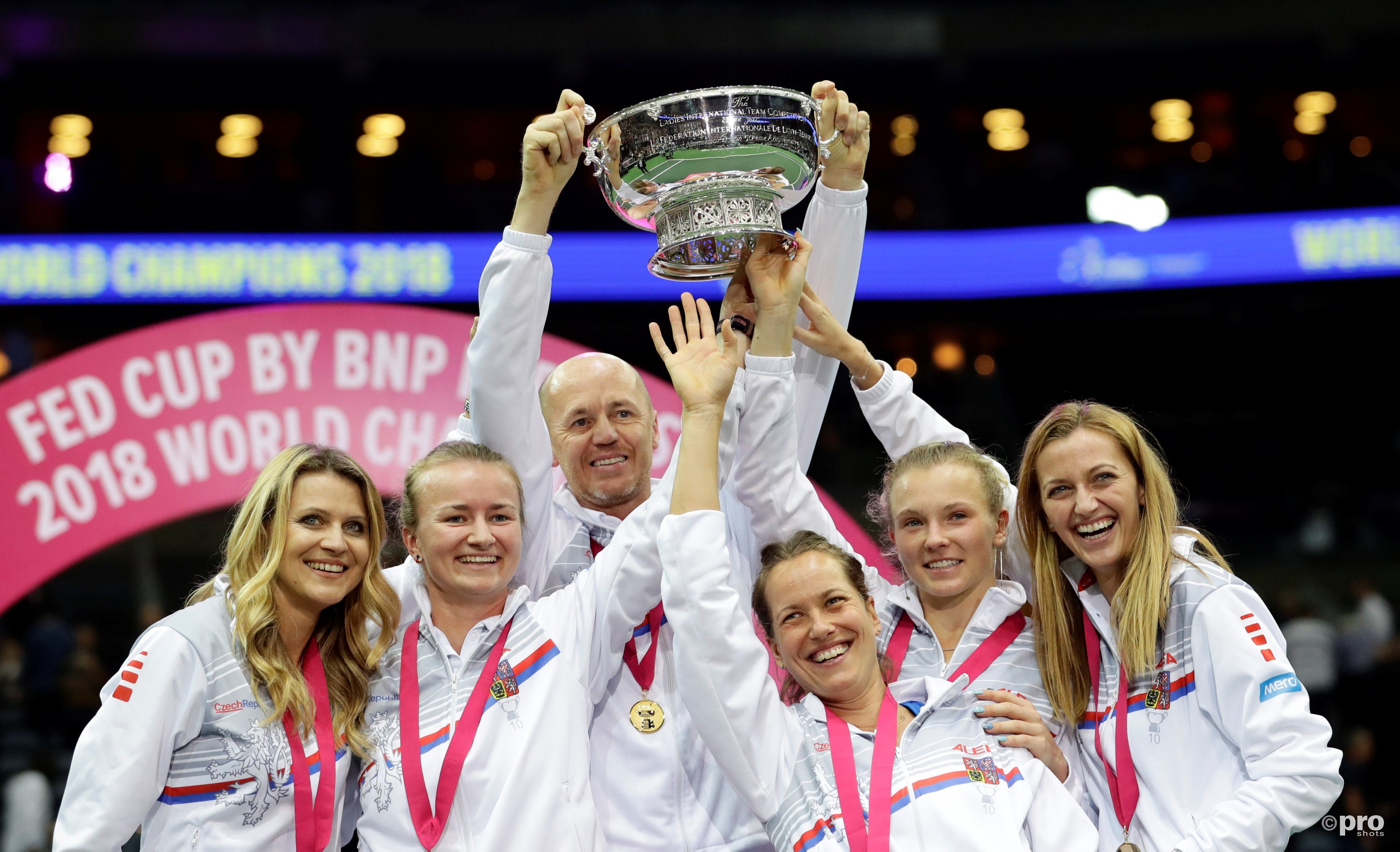 Tsjechië wint de Fed Cup. (PRO SHOTS/Action Images)