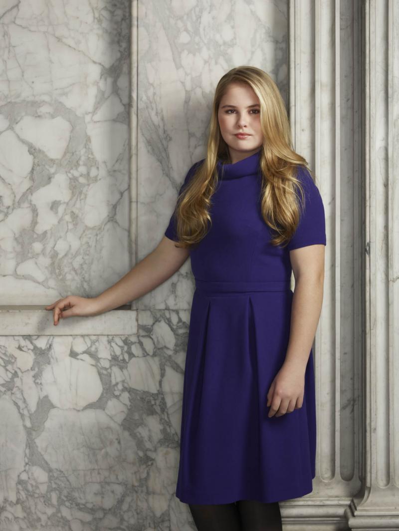 Prinses Amalia in het koninklijk paleis in Amsterdam (Foto: RVD - Erwin Olaf )