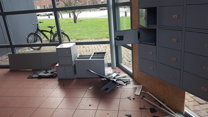 Politie treft ravaga aan na explosie in flat (Foto: Politie.nl)