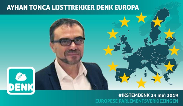 Ayhan Tonca lijsttrekker voor DENK in Europa (Foto: DENK)